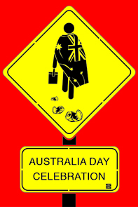 Australia Day Celebration poster by artist Sittoula Sitlakone
